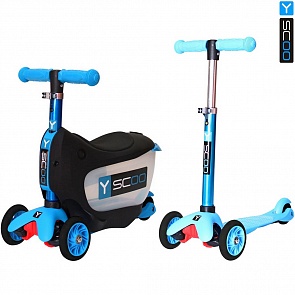 Каталка-самокат 3 в 1 Y-Scoo Mini Jump&Go, голубой (Y-Scoo, 5848rt) Каталка-самокат 3 в 1 Y-Scoo Mini Jump&Go, голубой (Y-Scoo, 5848rt)